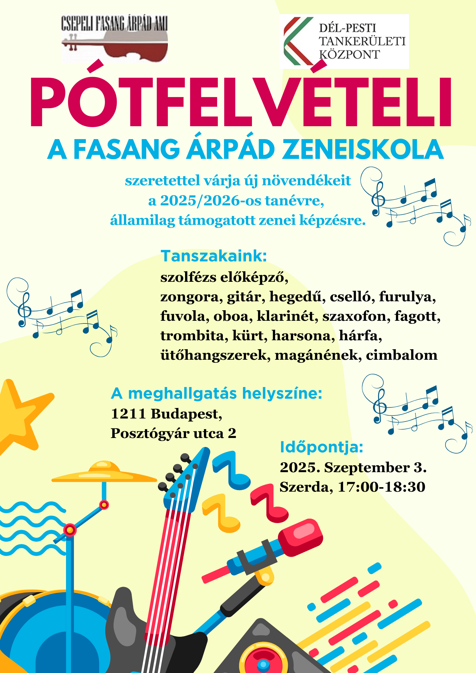 Pótfelvételi plakát